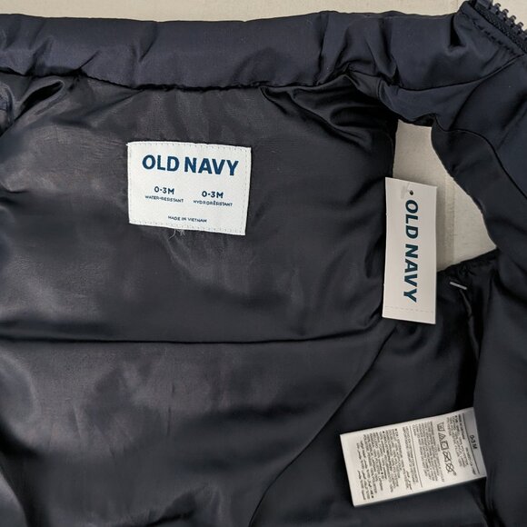 (4/$20) NWT Old Navy - Unisex Water-Resistant Quilted Puffer Vest for Baby - Picture 5 of 5